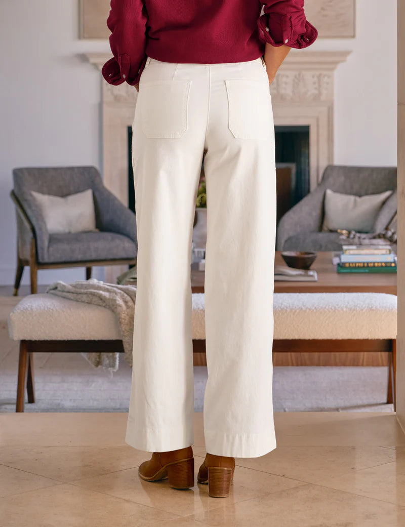 Frank & Eileen Limerick Wide-Leg Carpenter Pant