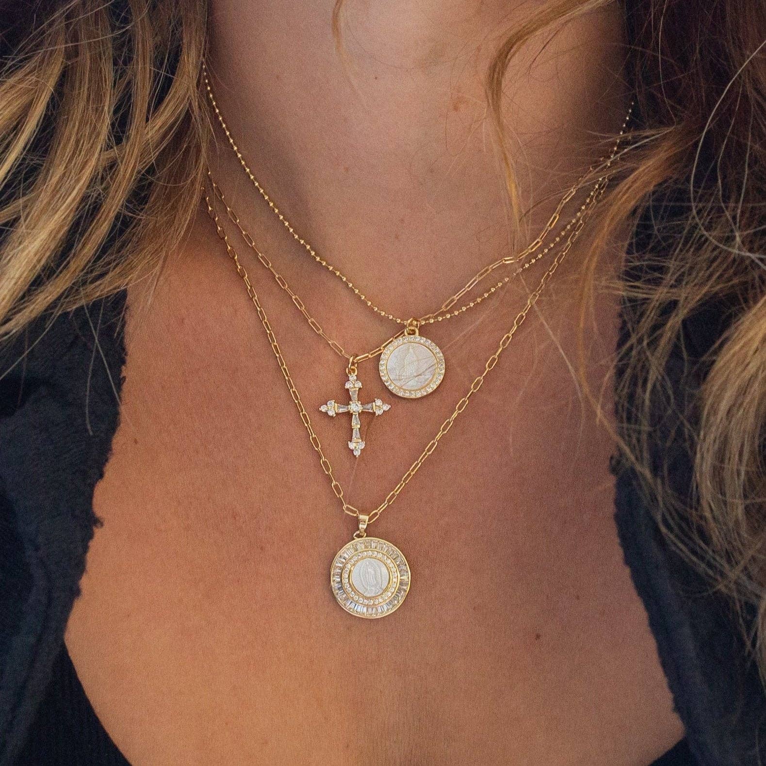 Joy Dravecky Classic Mother Mary Necklace