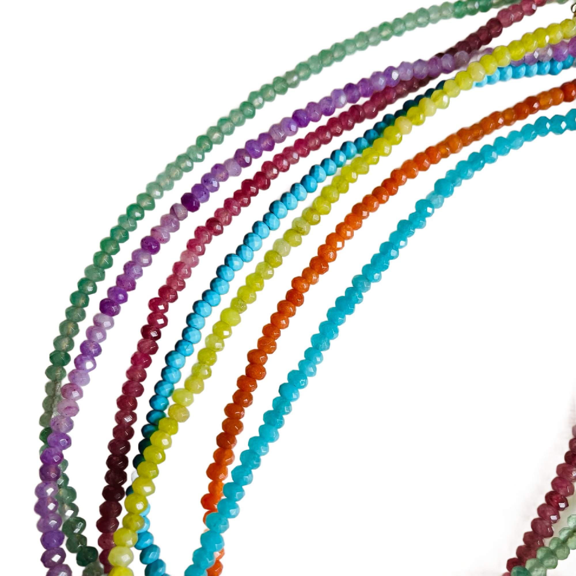 Market and King Dainty Candy Gemstone Necklace