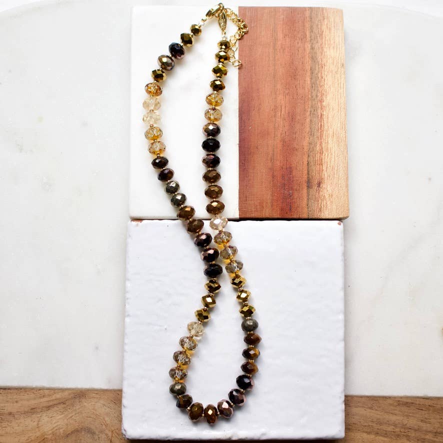 a.v. max Gemma Medium Rondelle Necklace 9044N