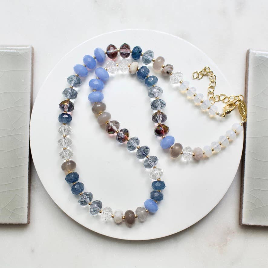 a.v. max Gemma Medium Rondelle Necklace 9044N