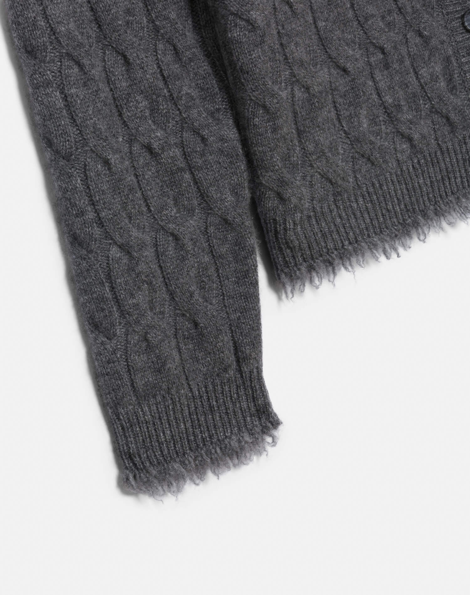 RE/DONE Cable V Neck Cardigan 697-10WCABCAR