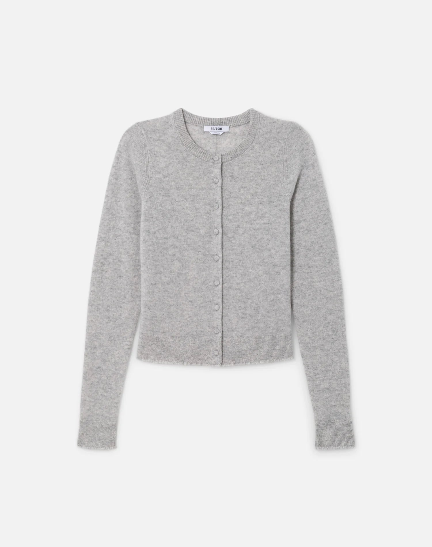 RE/DONE Cashmere Crewneck Cardigan
