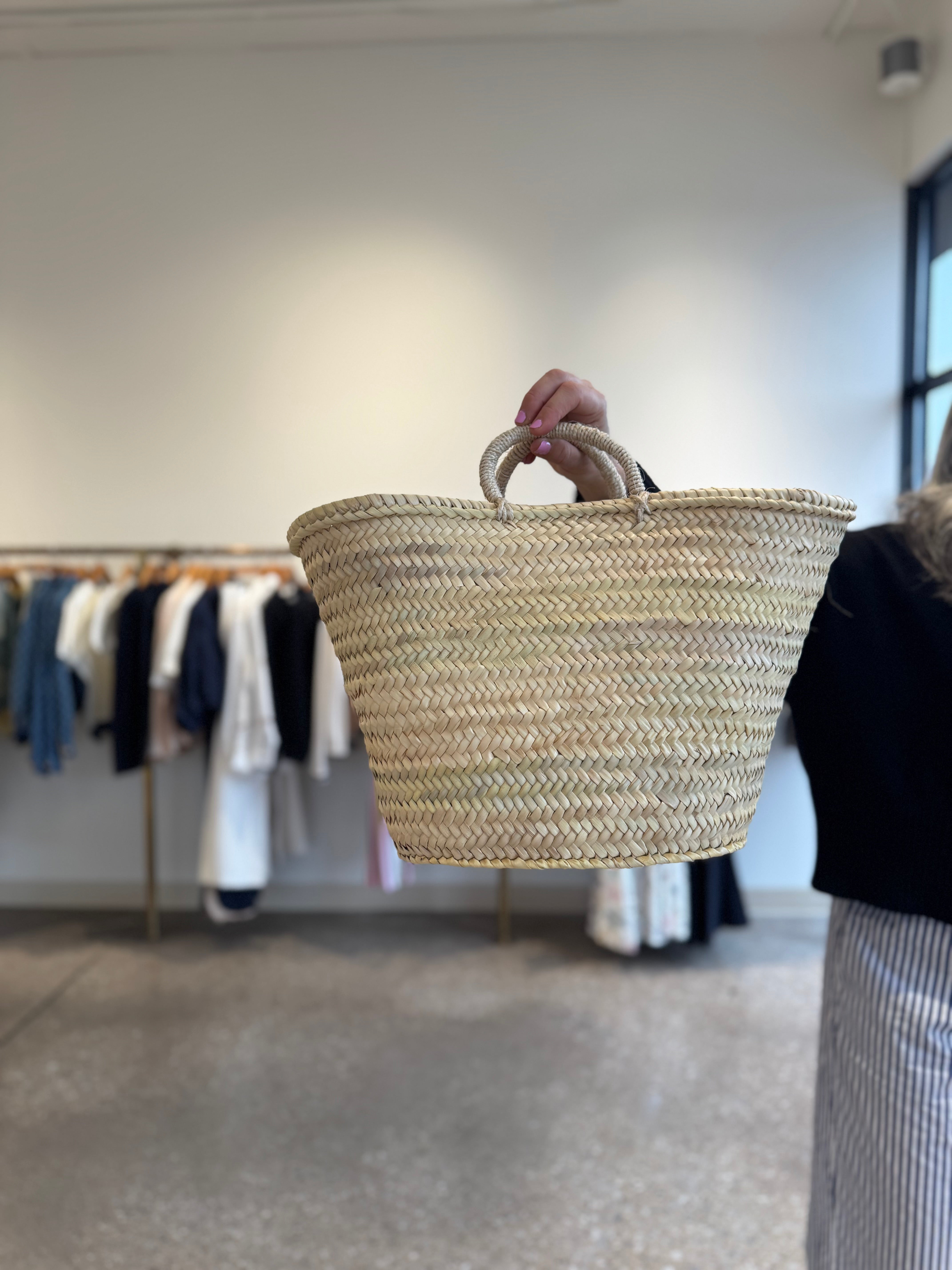 French Market Bags Straw Classic Shopping Tote #5