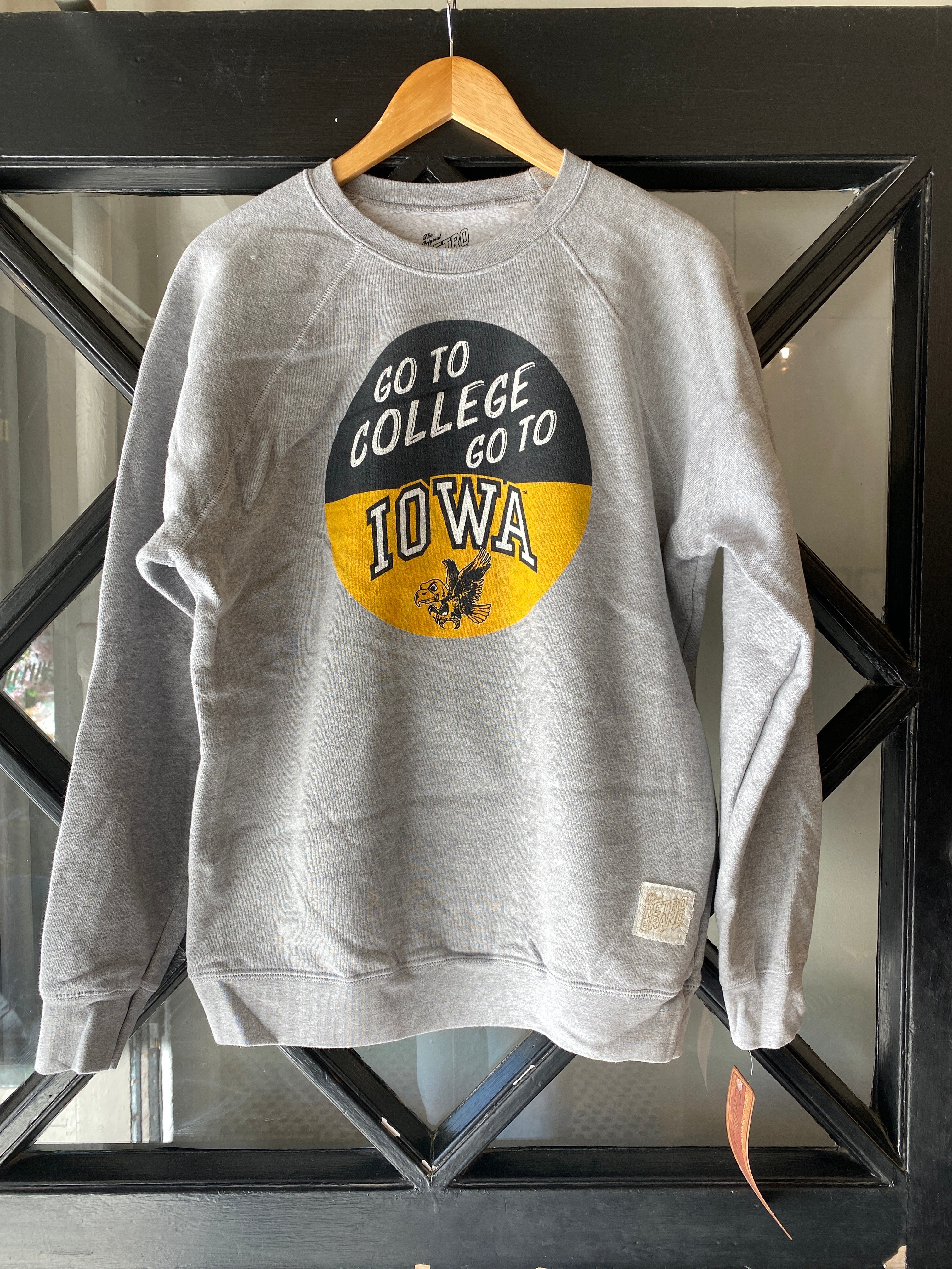 Retro Brand Go to College Go to Iowa Softee Sweatshirt