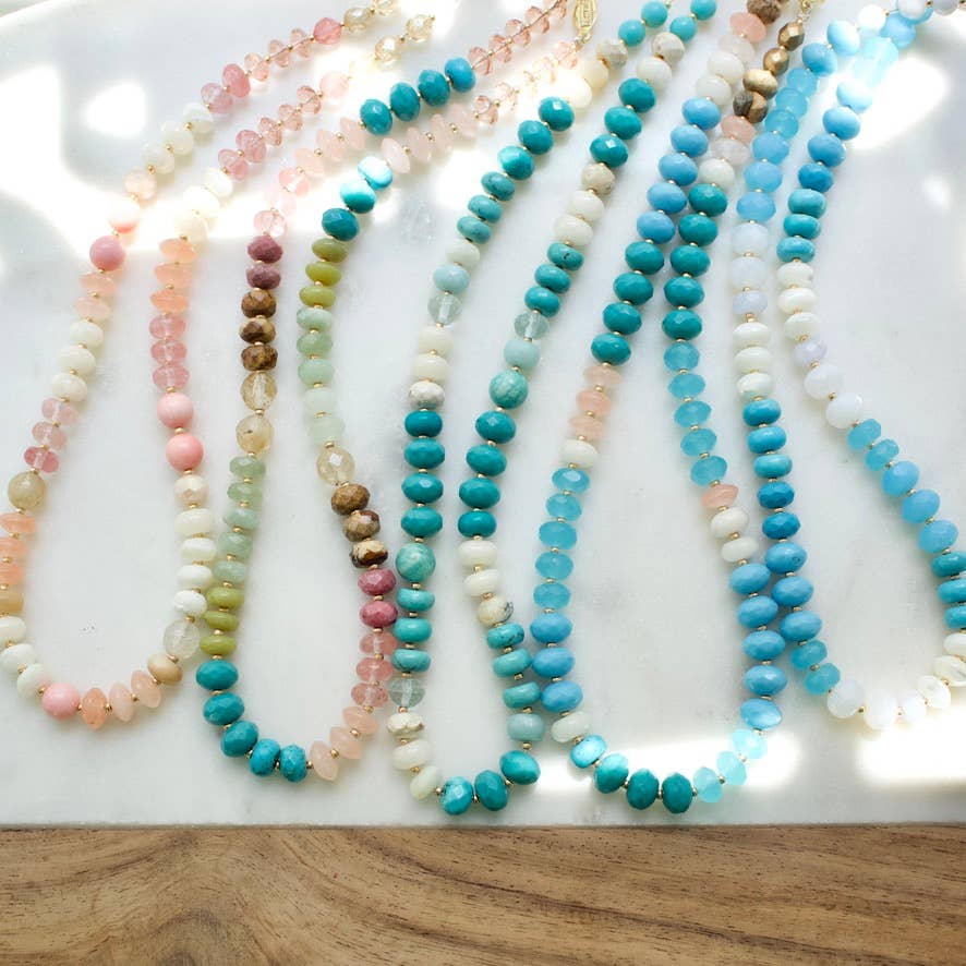 a.v. max Gemma Medium Rondelle Necklace 9044N