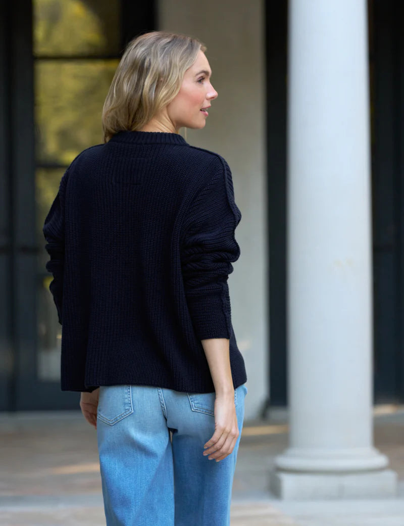 Frank and Eileen Montecito Crew Neck Cardigan