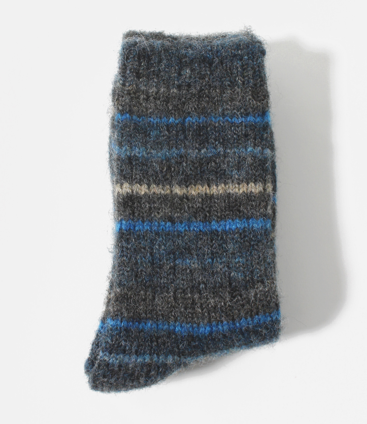 Comfortarians Stripes Wool Socks For Women | Cozy Wool Angora Socks