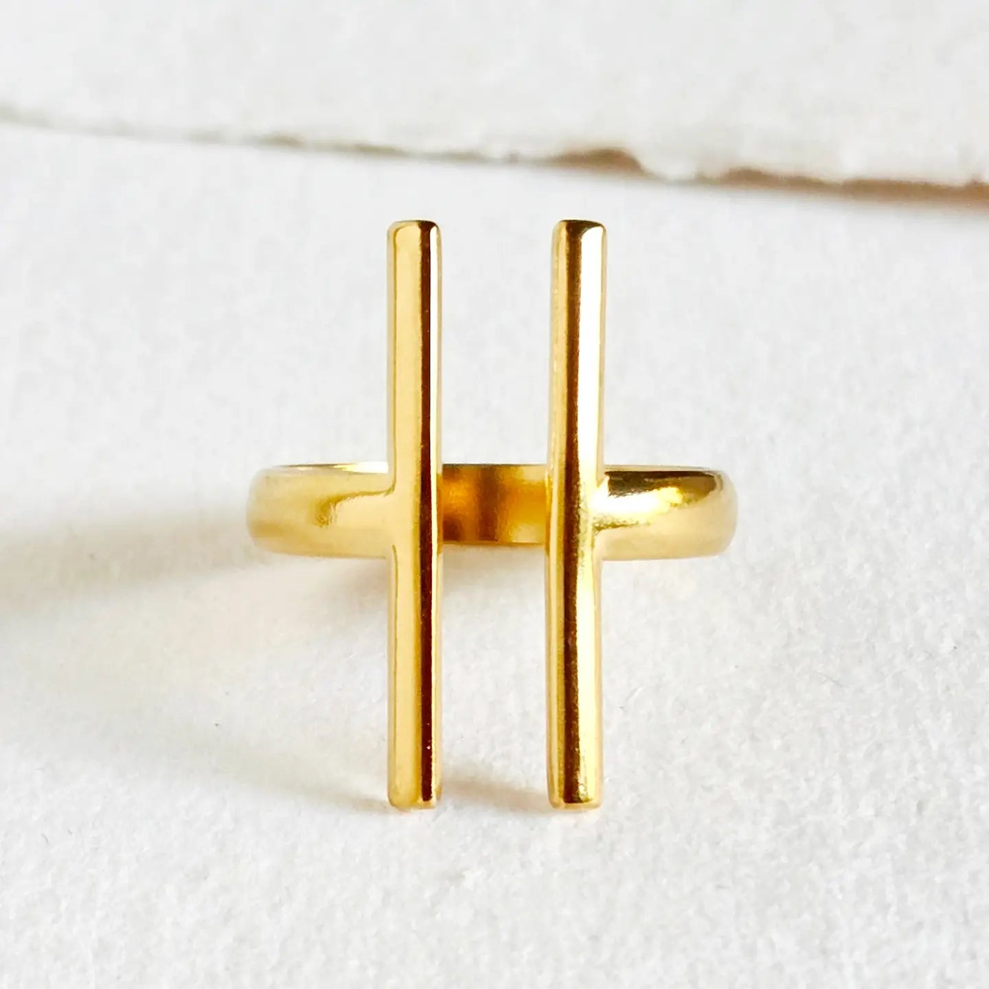 Bisjoux Gdouble Bar Ring