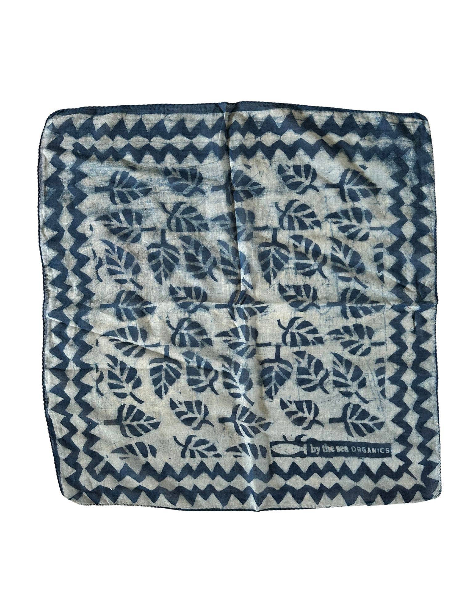 By The Sea Organics Indigo Bandana