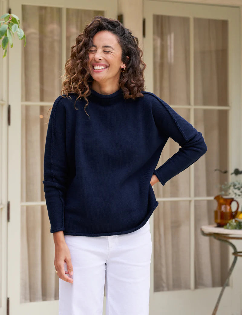 Frank & Eileen Monterey Rolled Funnel Neck Sweater