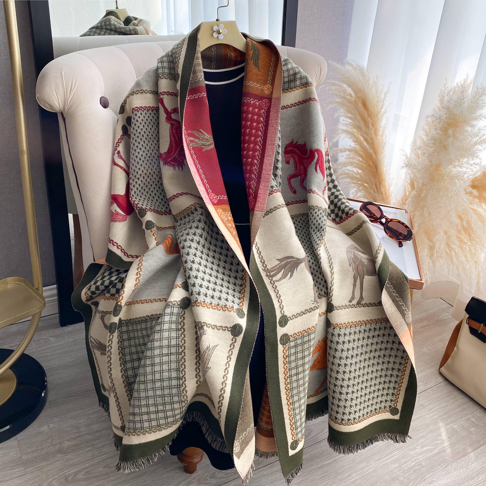 Winding River Green Equine Rearing Reversible Wrap