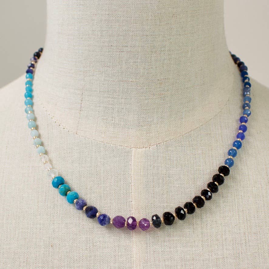 a.v. max Gemma Small Rondelle Necklace 9043N