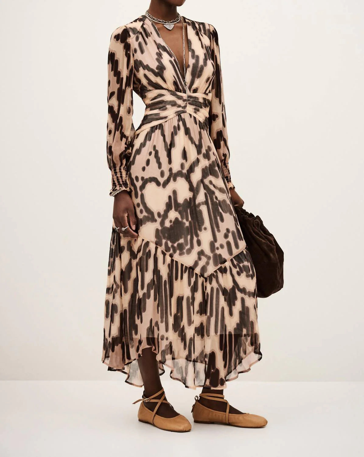 BA&SH Amour Maxi Dress