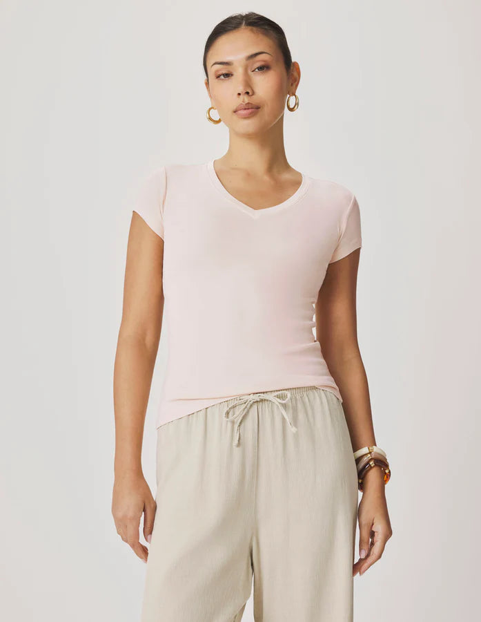Splendid Josie Stretch V Neck Tee RS6K440