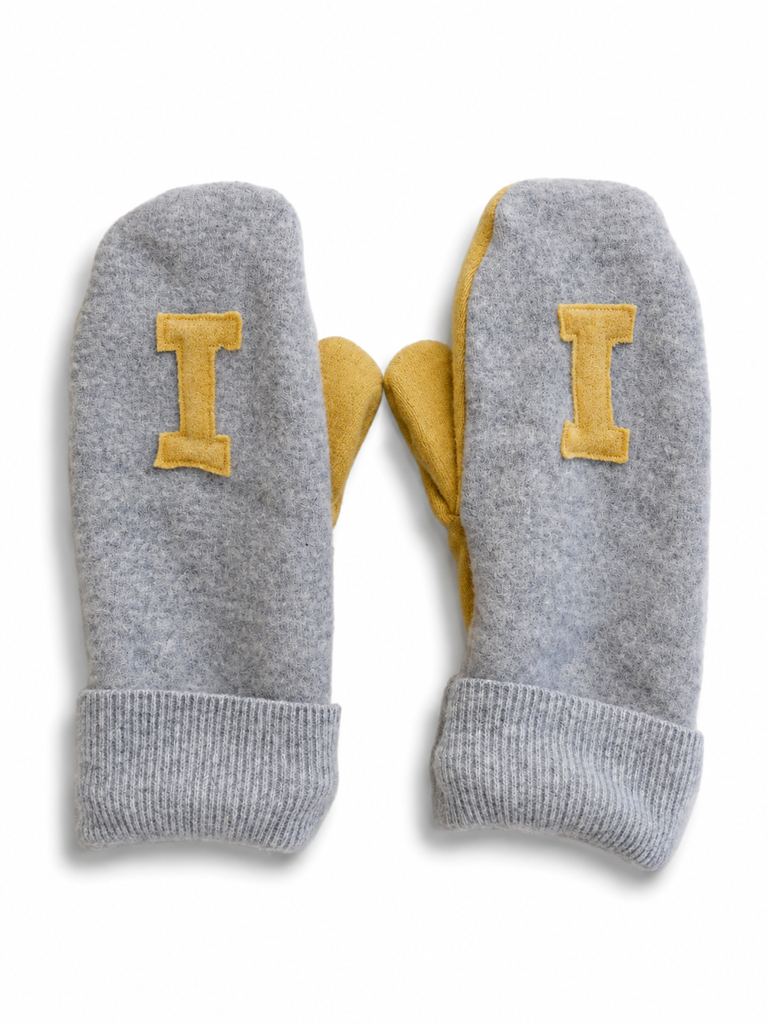 Catherine's Game Day "I" Embroidered Handmade Mittens