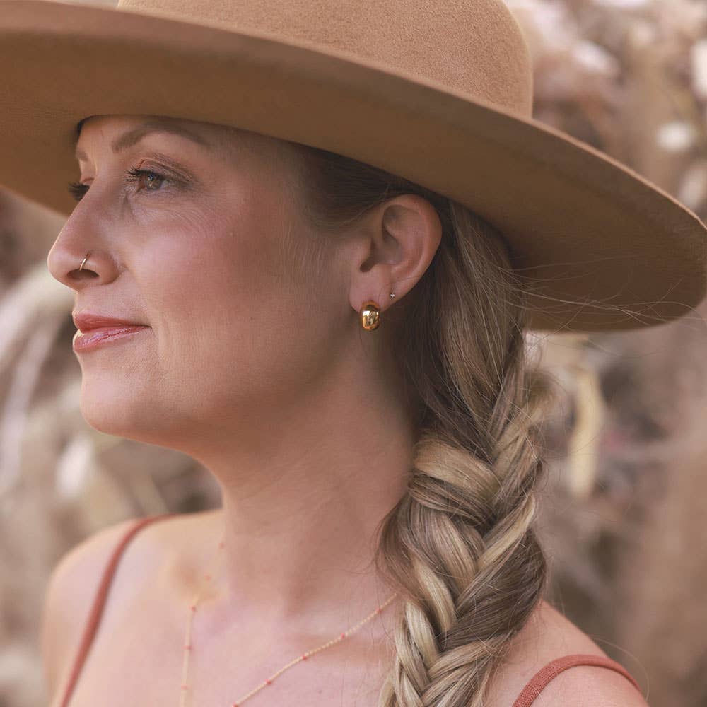 Amano Studio Demure Huggie Hoop Earrings