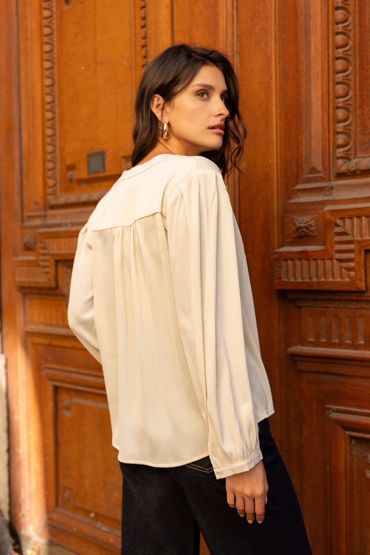 Carmine Paris Saint Tropez Shirt in Plain Viscose