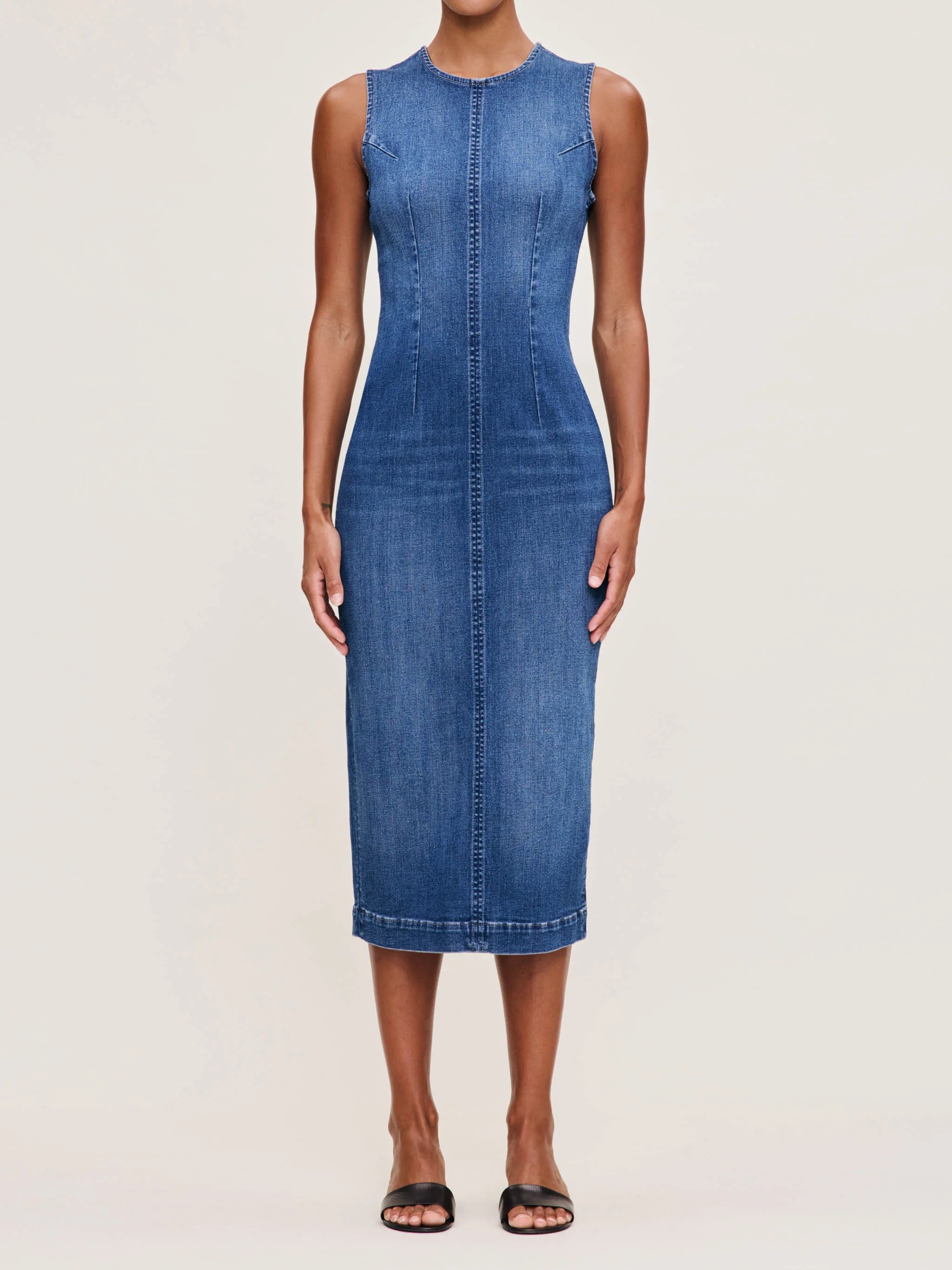 DL1961 Esme Denim Midi Dress 80177