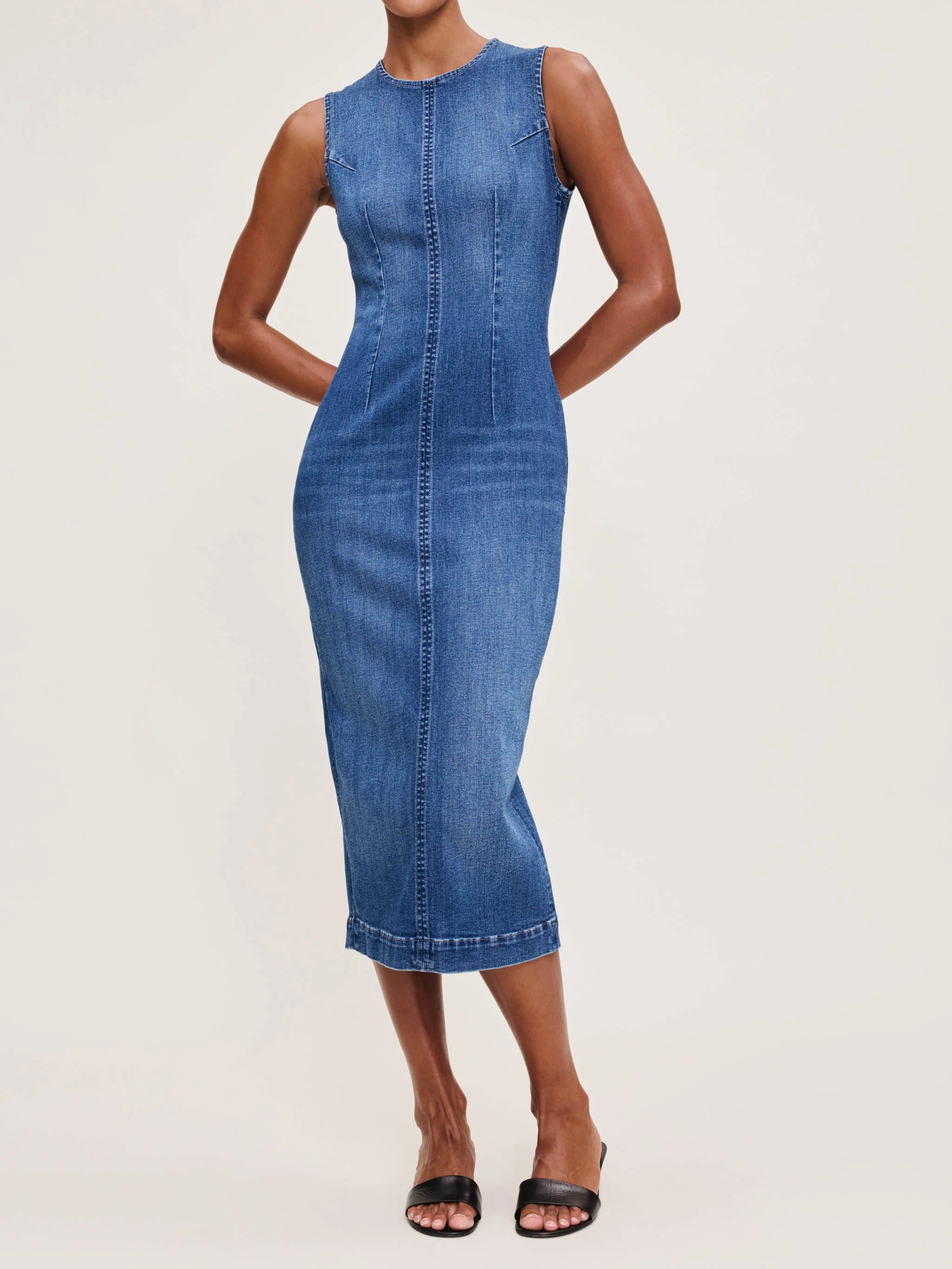 DL1961 Esme Denim Midi Dress 80177