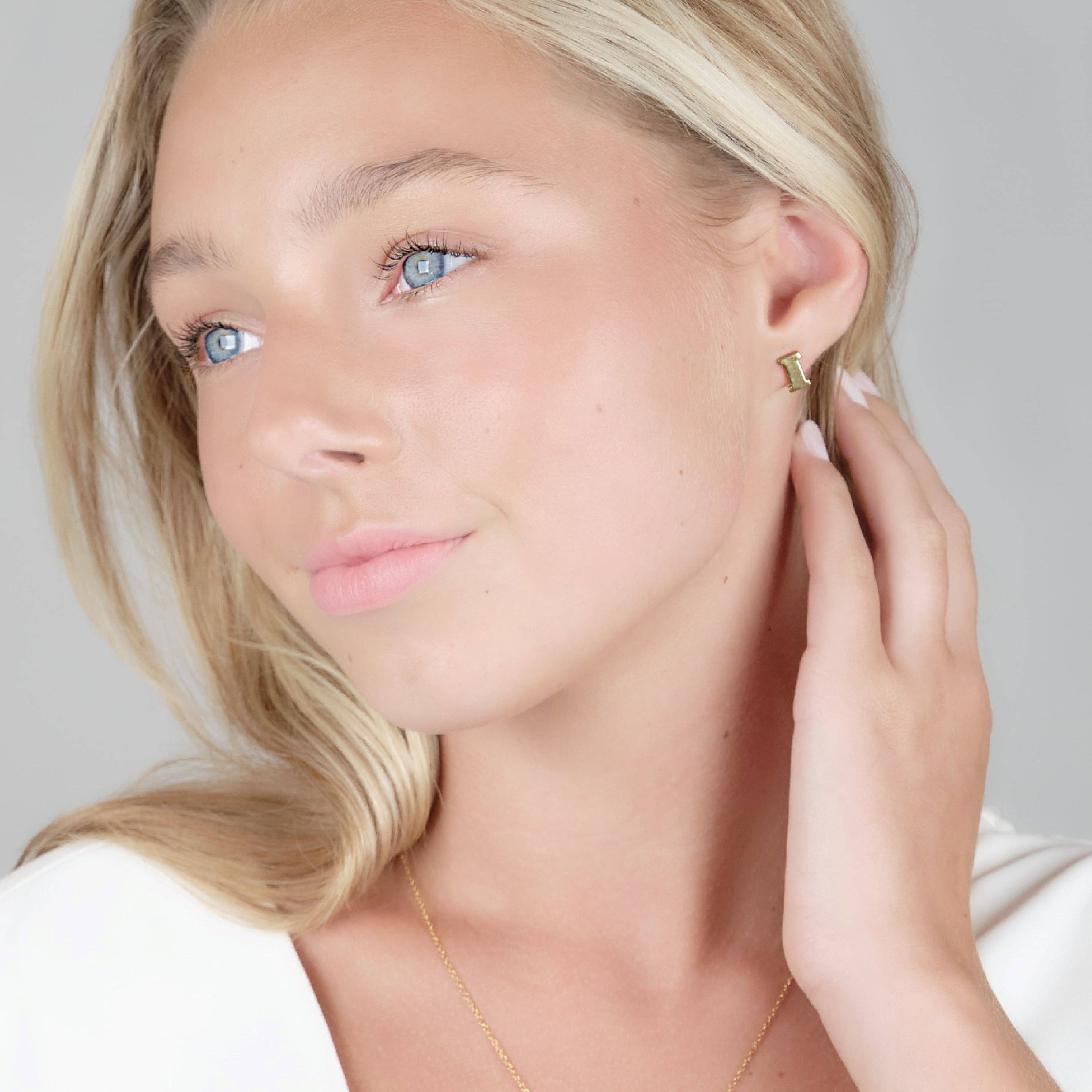 Stone Armory Iowa Mix-n-Match Gold Plated Studs