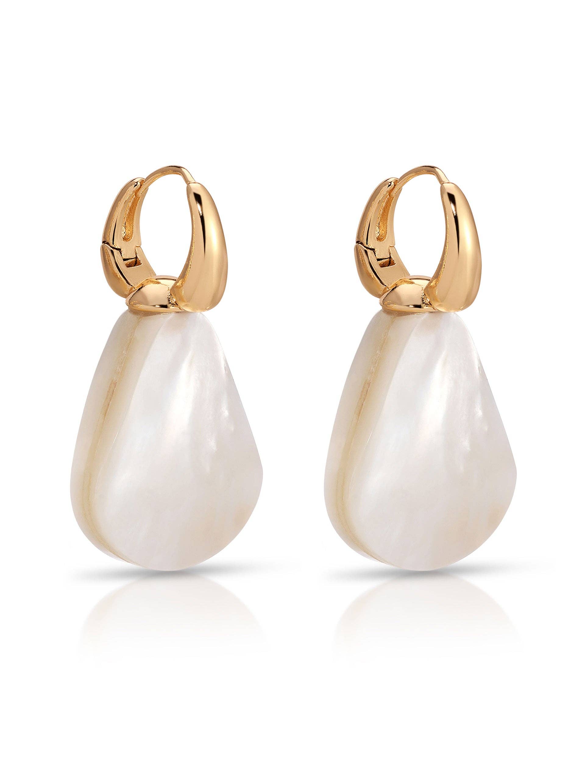Ettika Sun-Kissed Pearl Earrings