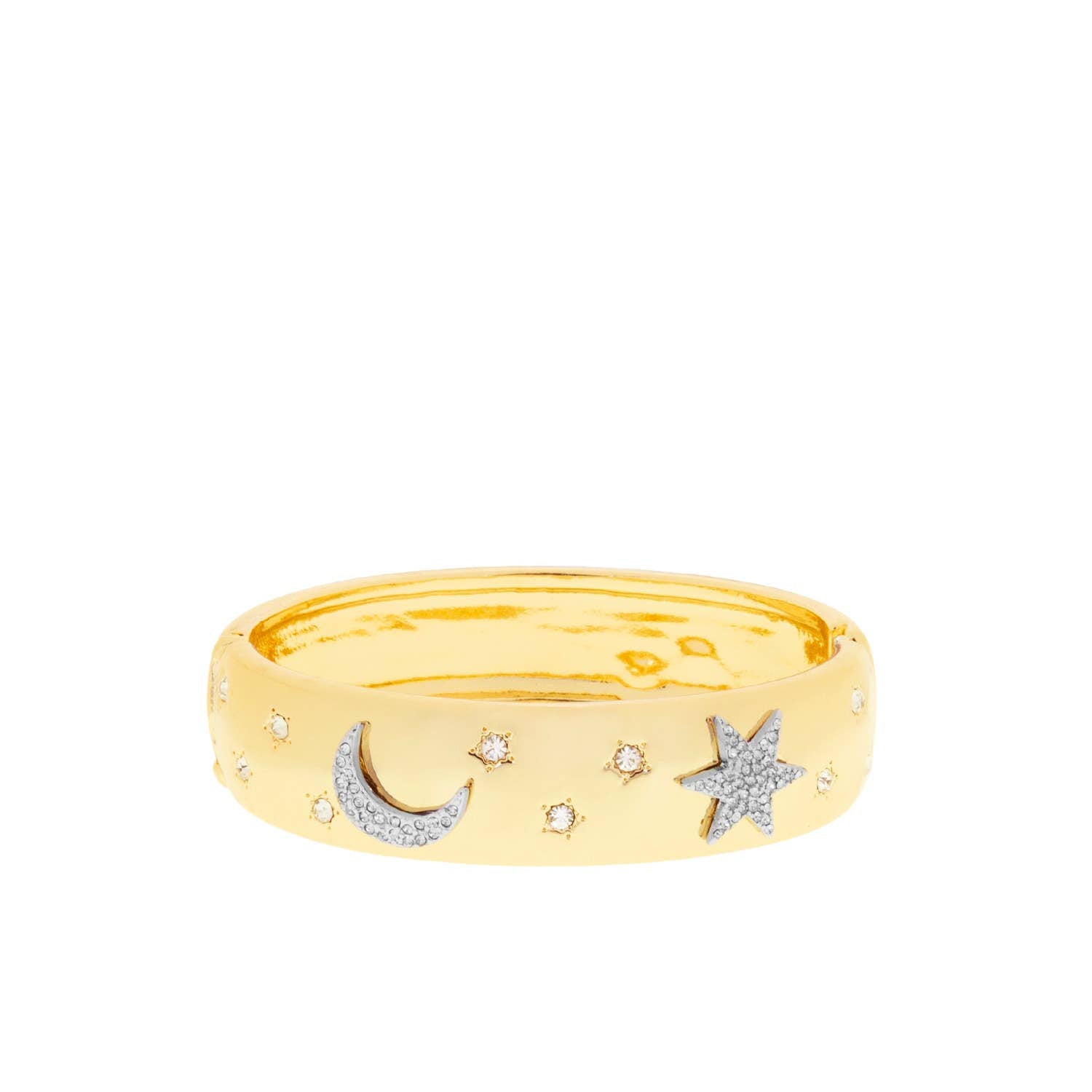 Marlyn Schiff Crystalized moon and stars bangle 3740B