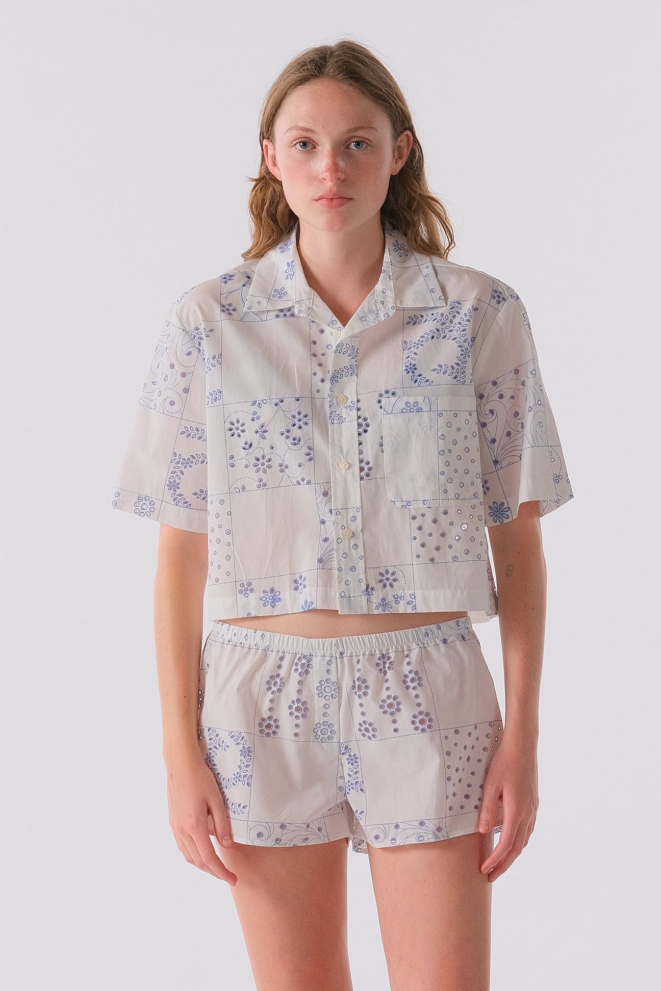CISSA The Pixie Shirt in Eyelet