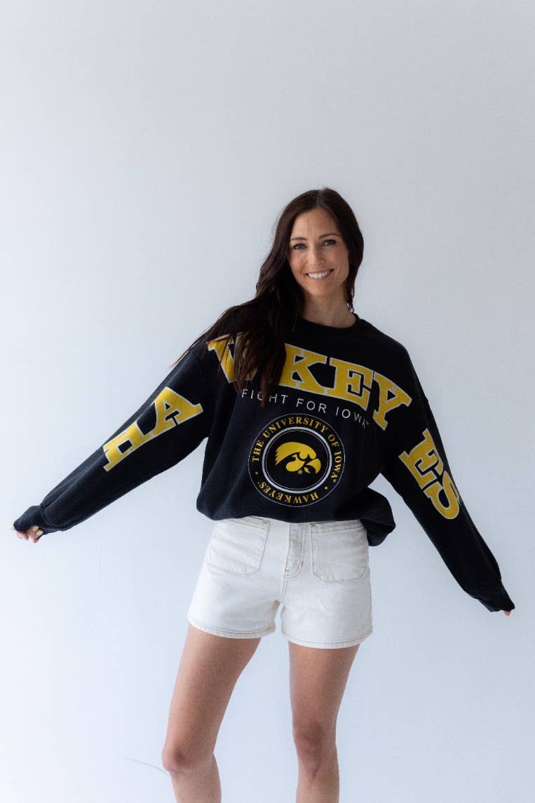 Gameday Social Iowa Philly Split Lantern Sleeve Crew
