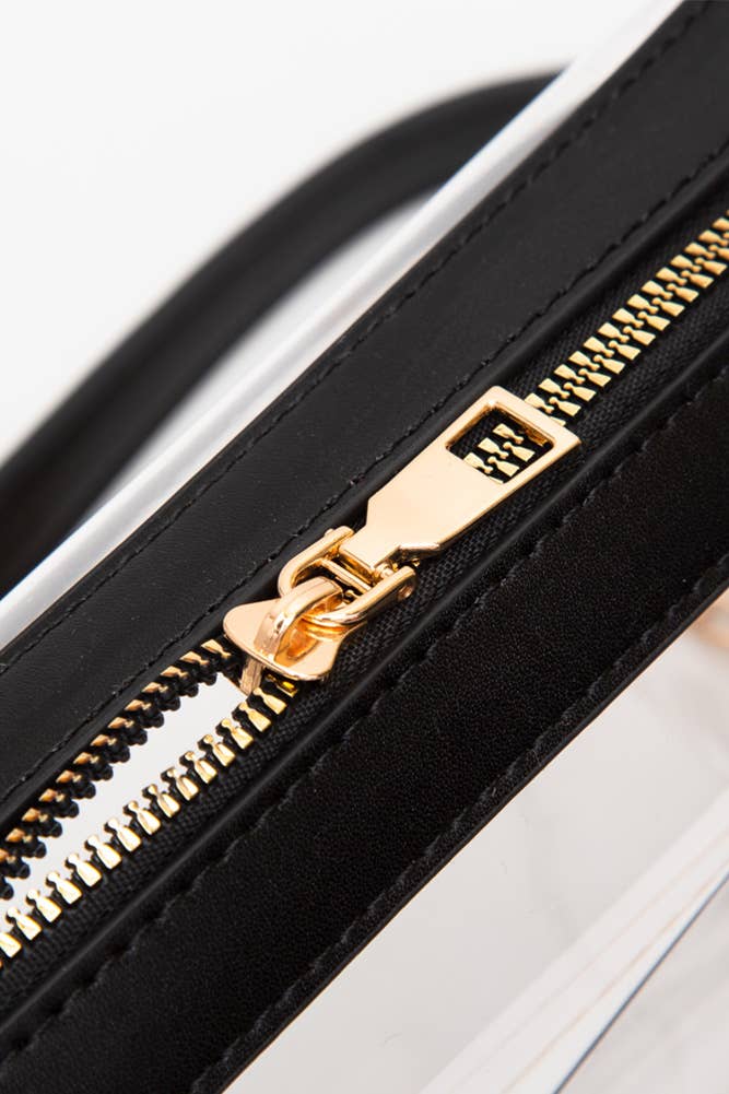 Catherine's Game Day Clear Rectangle Stadium Crossbody Bag