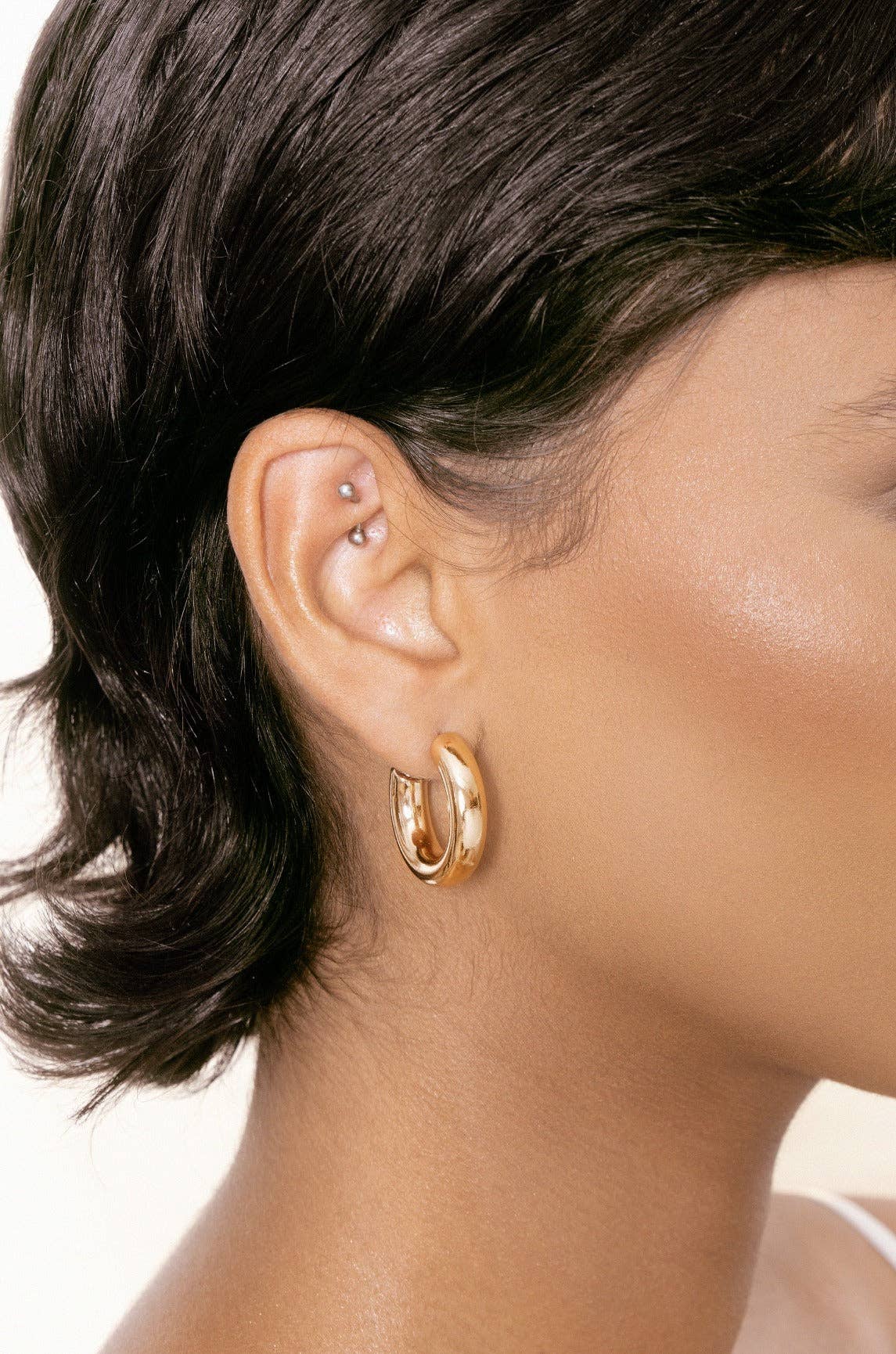 Ettika Small Thick Classic Hoops