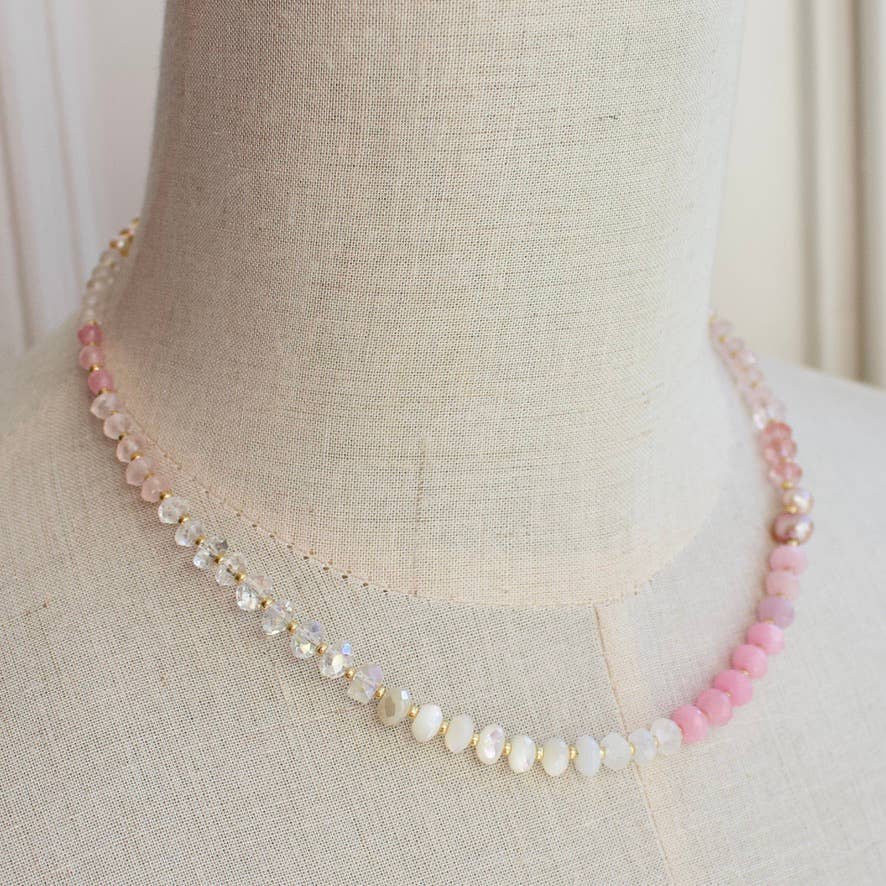 a.v. max Gemma Small Rondelle Necklace 9043N