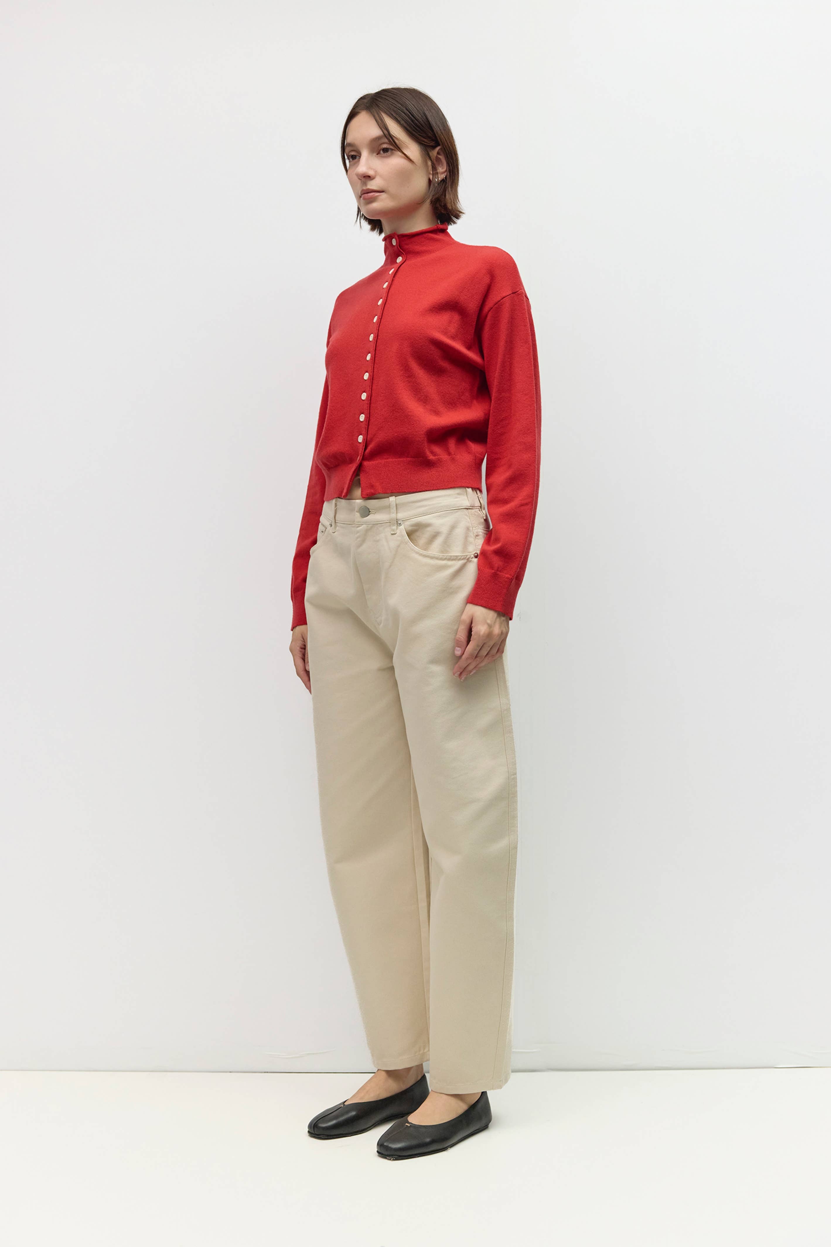 Mod Ref The Brooks High Neck Cardigan