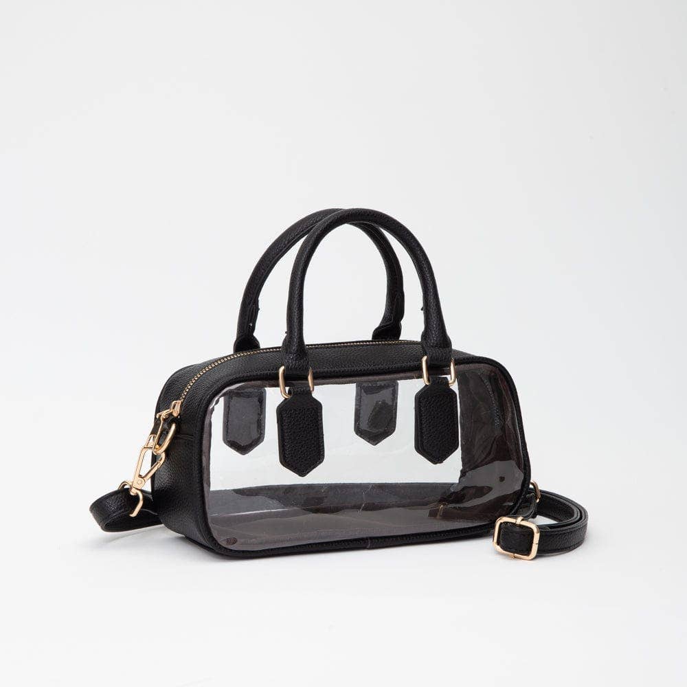 Catherine’s Game Day Clear Plastic East-West Top Handle/Crossbody Bag TG10774
