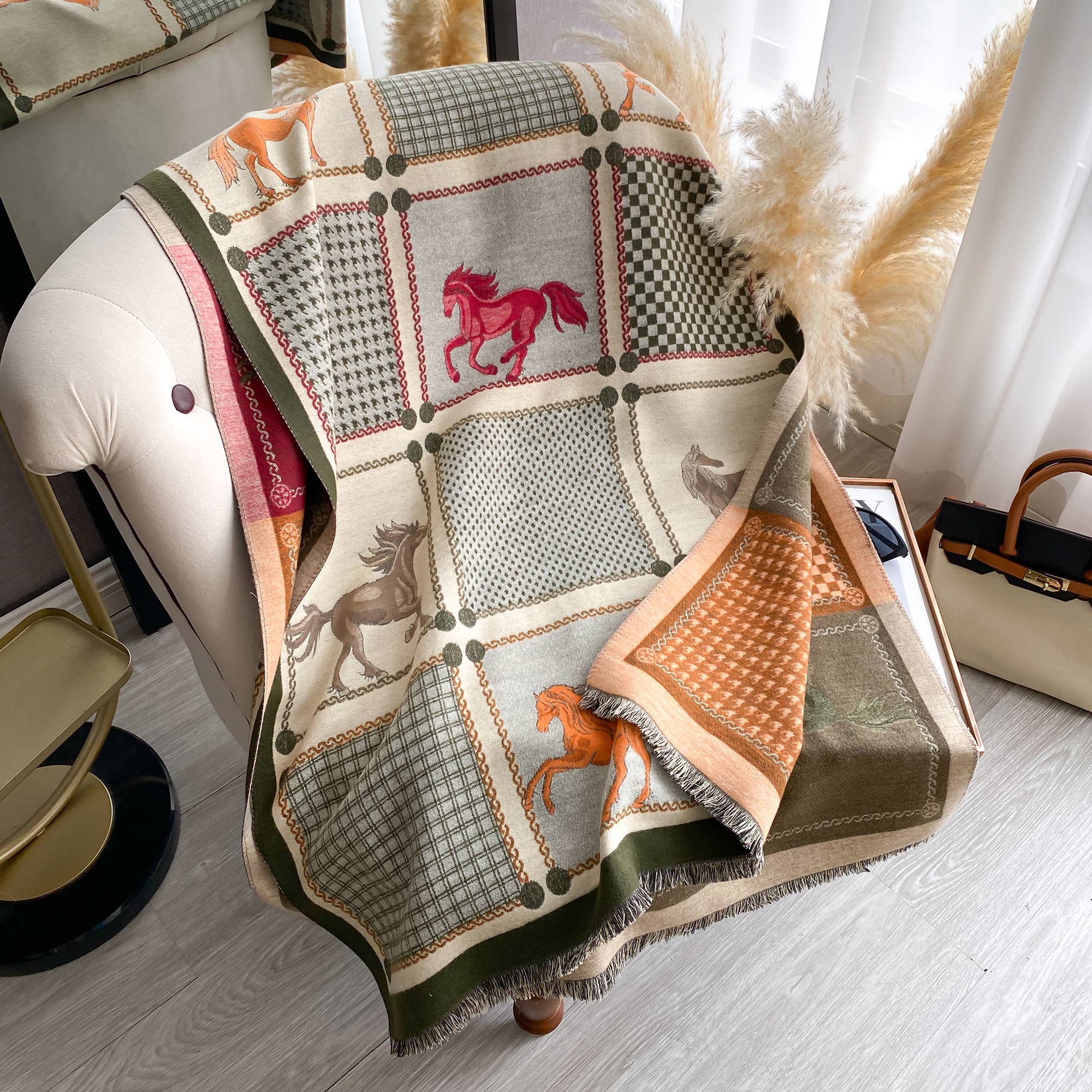 Winding River Green Equine Rearing Reversible Wrap