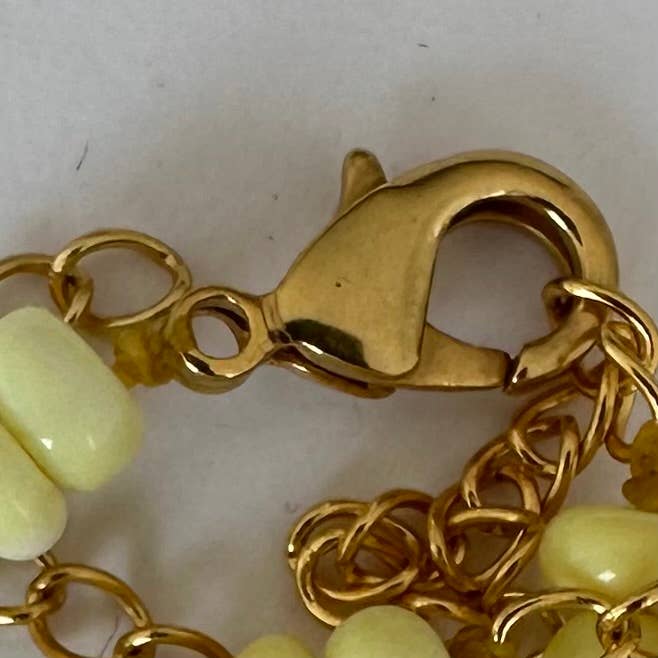 Anokhi Green Butter Yellow Opal Necklace NKB111