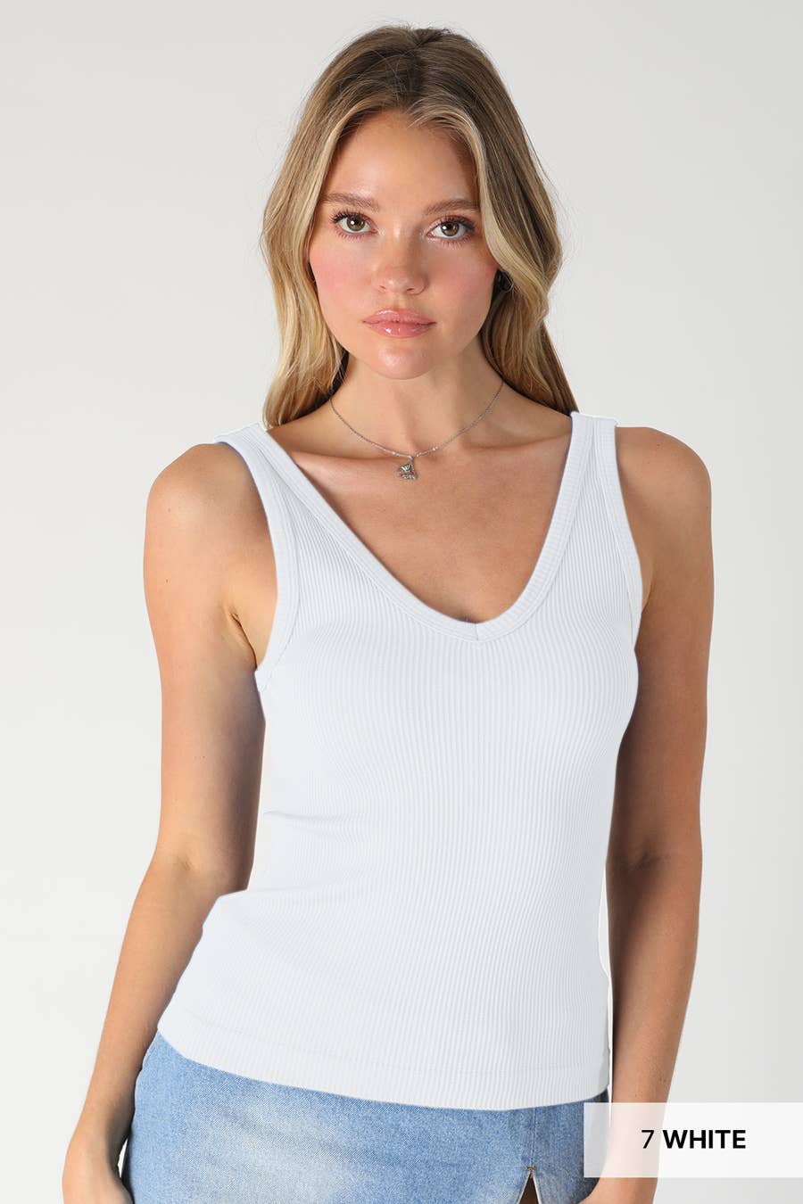Nikibiki Reversible Ribbed Tank Top NS8515