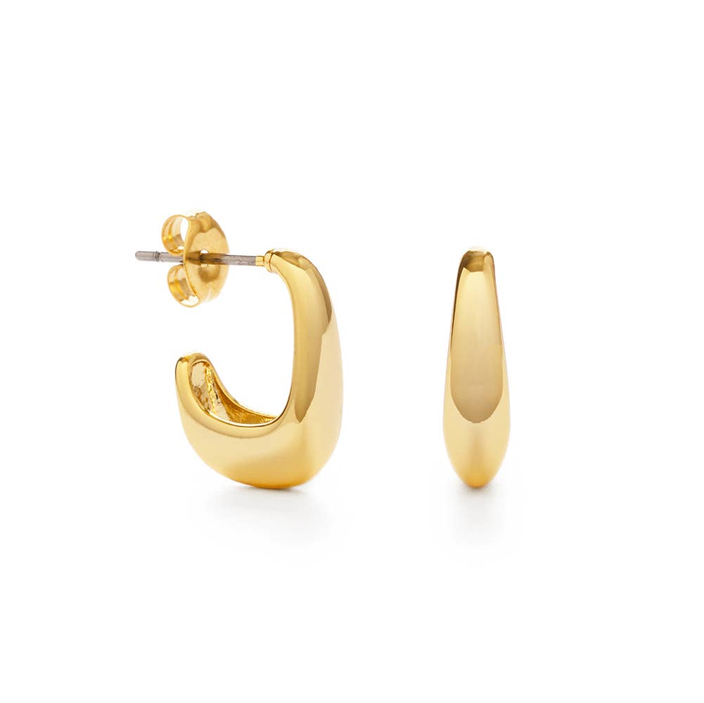 Amano Studio Geometric Hoop Stud Earrings