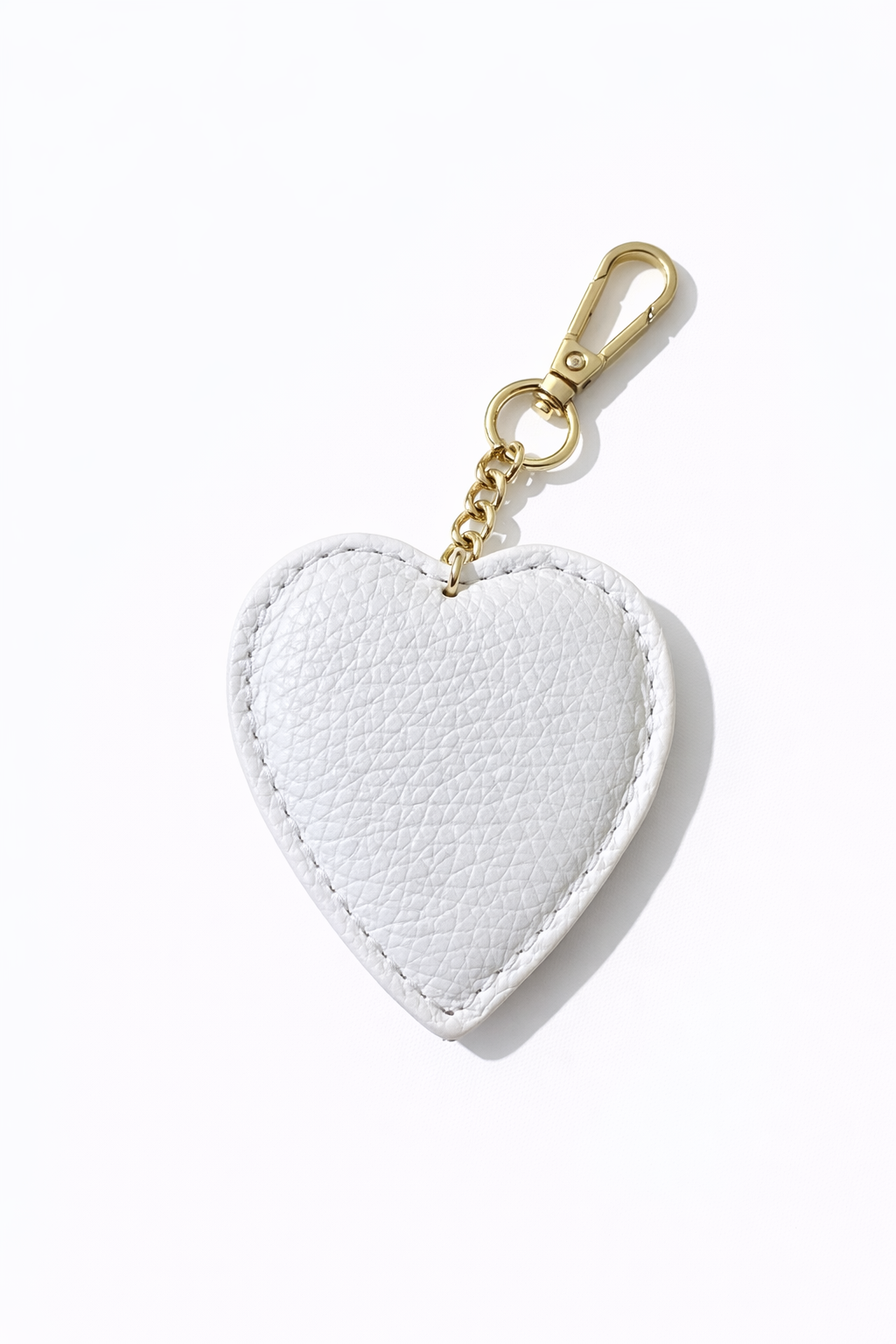 Italian Leather Collection Heart Keychain CPIVP05
