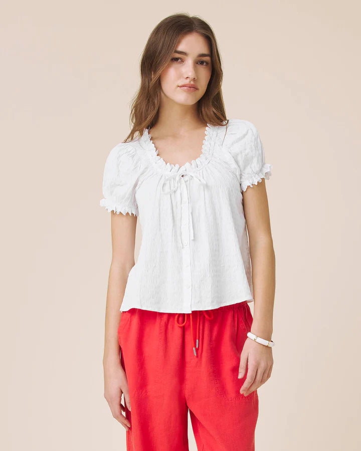 Splendid Gigi Puff Sleeve Top RM6W200