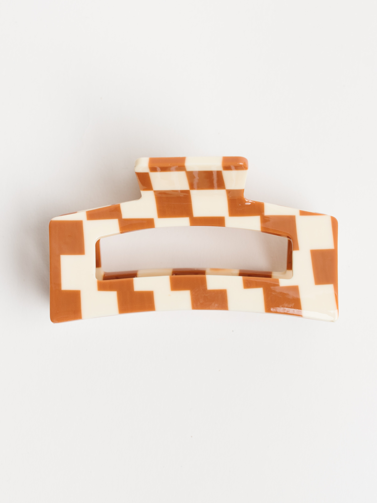 Nat + Noor Checkered Hair Claw Clip