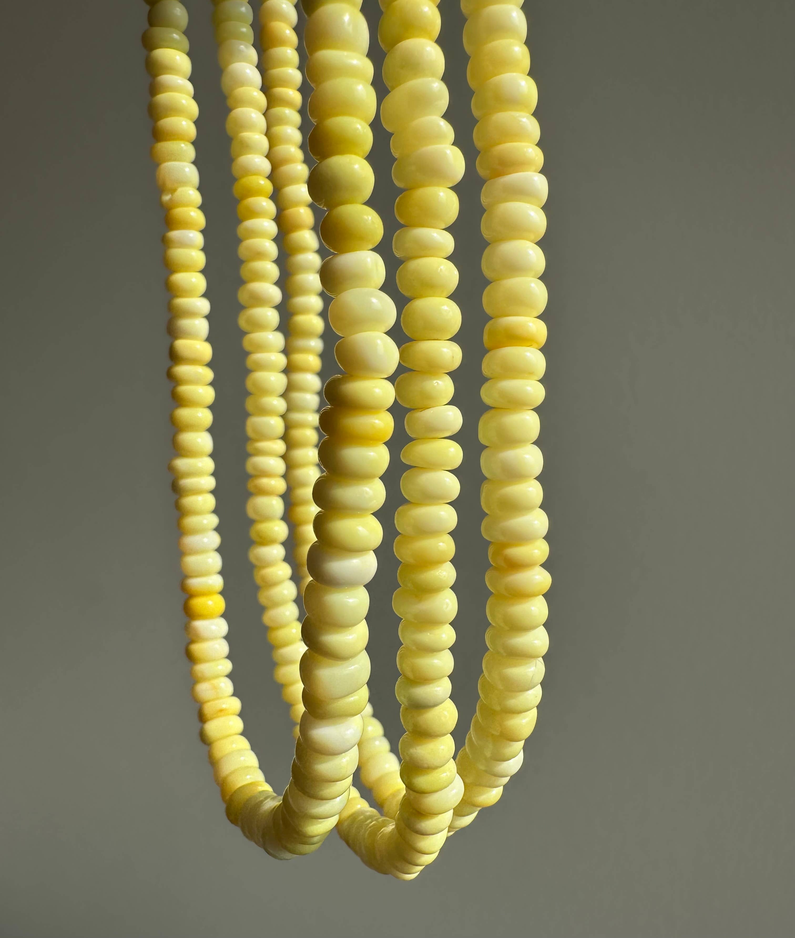 Anokhi Green Butter Yellow Opal Necklace NKB111