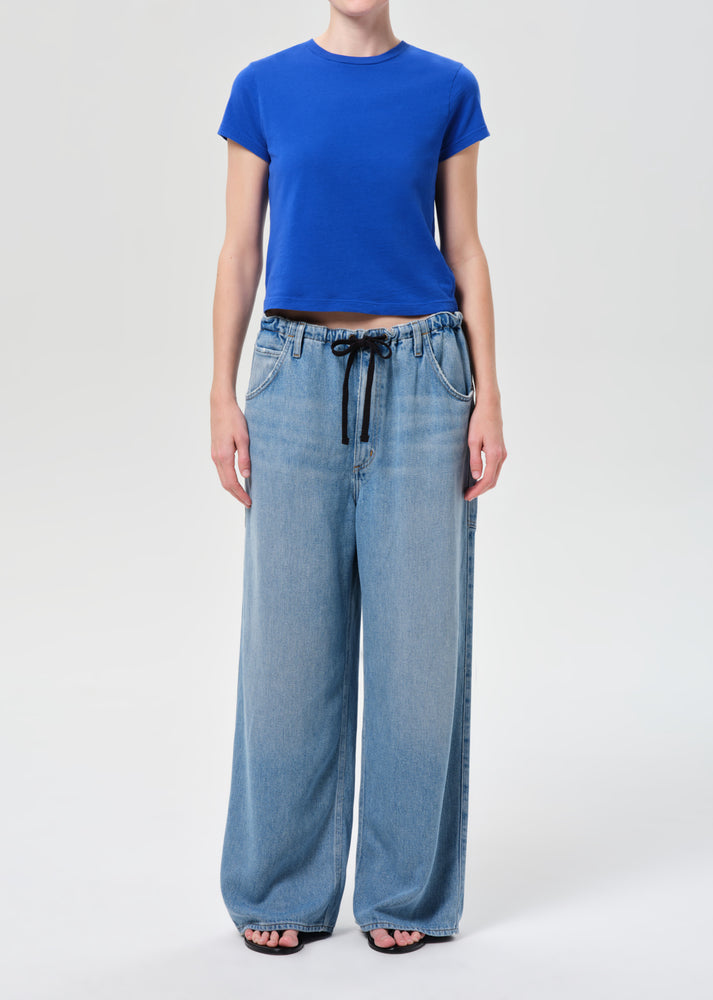 AGolde Shaw Drawstring Wide Leg Jean A332-1972
