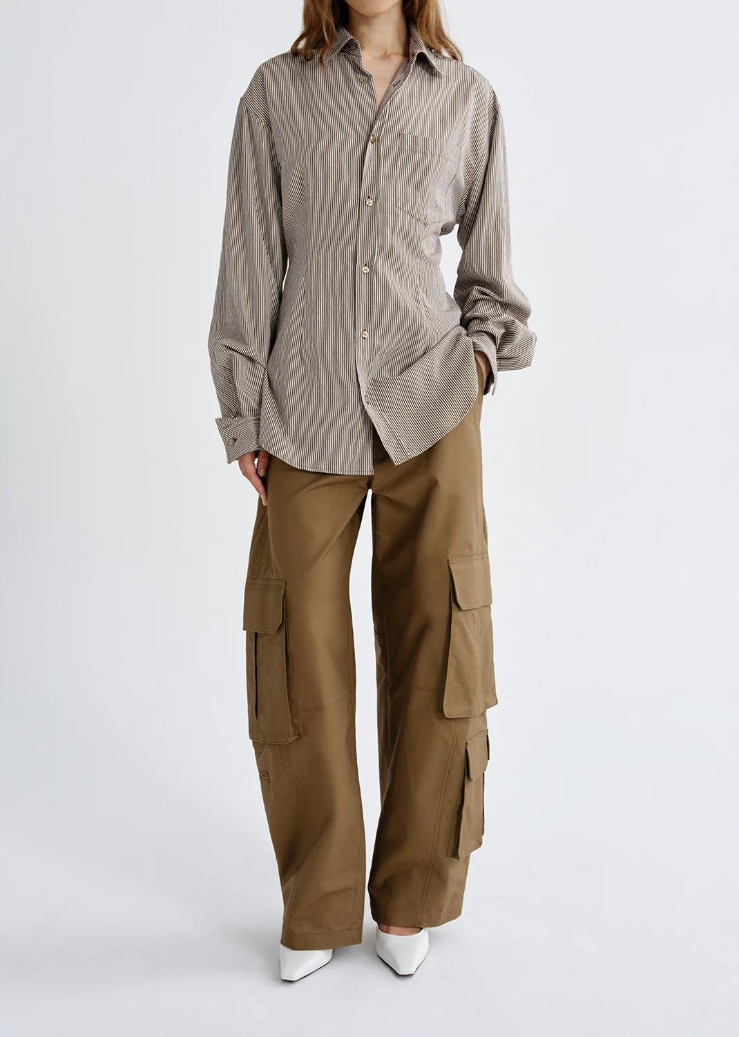 AGolde Cinch Shirt Jakarta Stripe A7449-1776