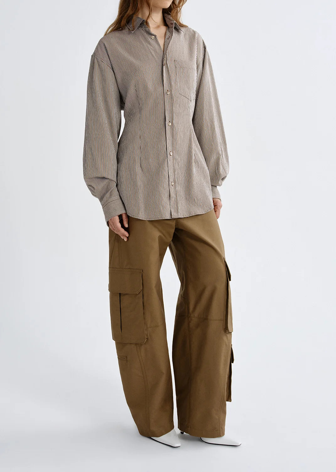 AGolde Cinch Shirt Jakarta Stripe A7449-1776