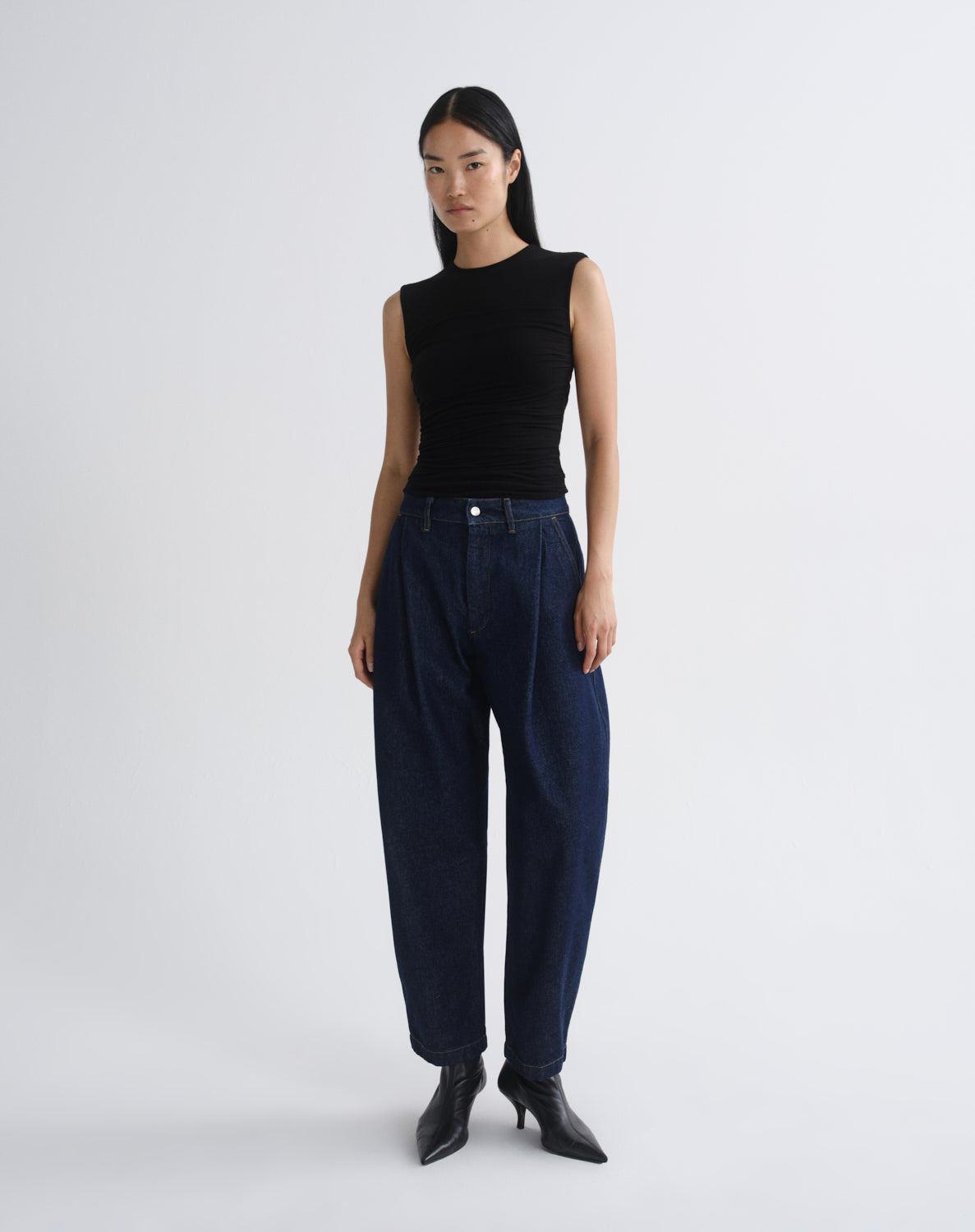 AGOLDE Theodore Tank in Black