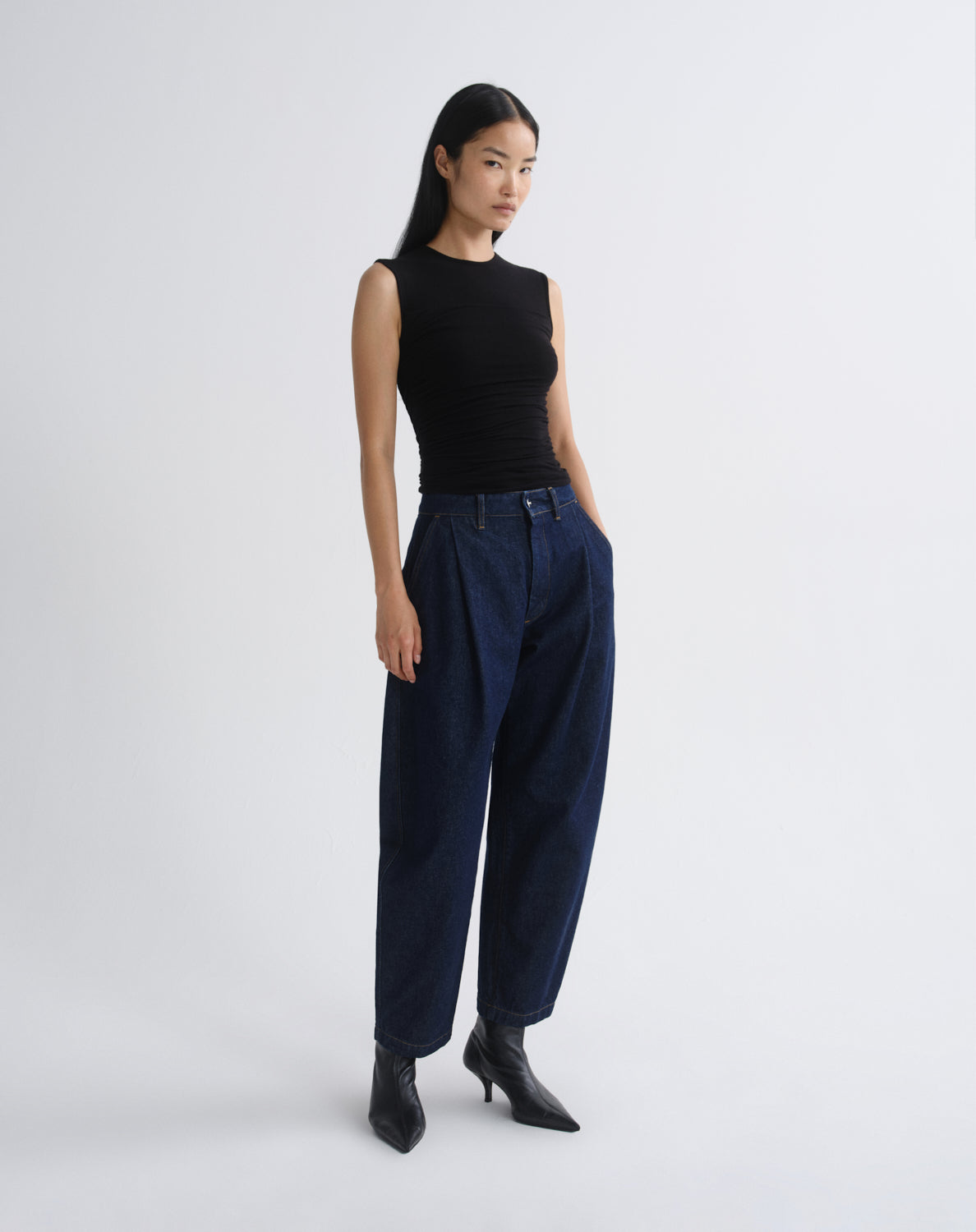 AGOLDE Theodore Tank in Black