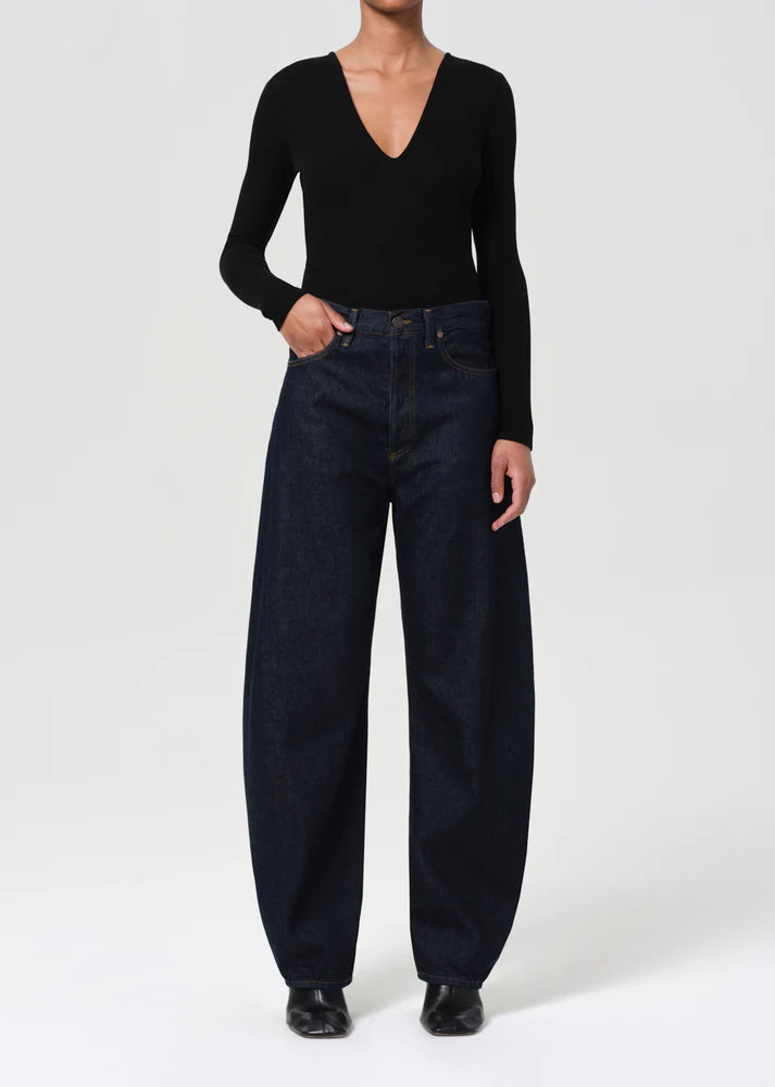 AGolde Luna High Rise Pieced Taper Jean