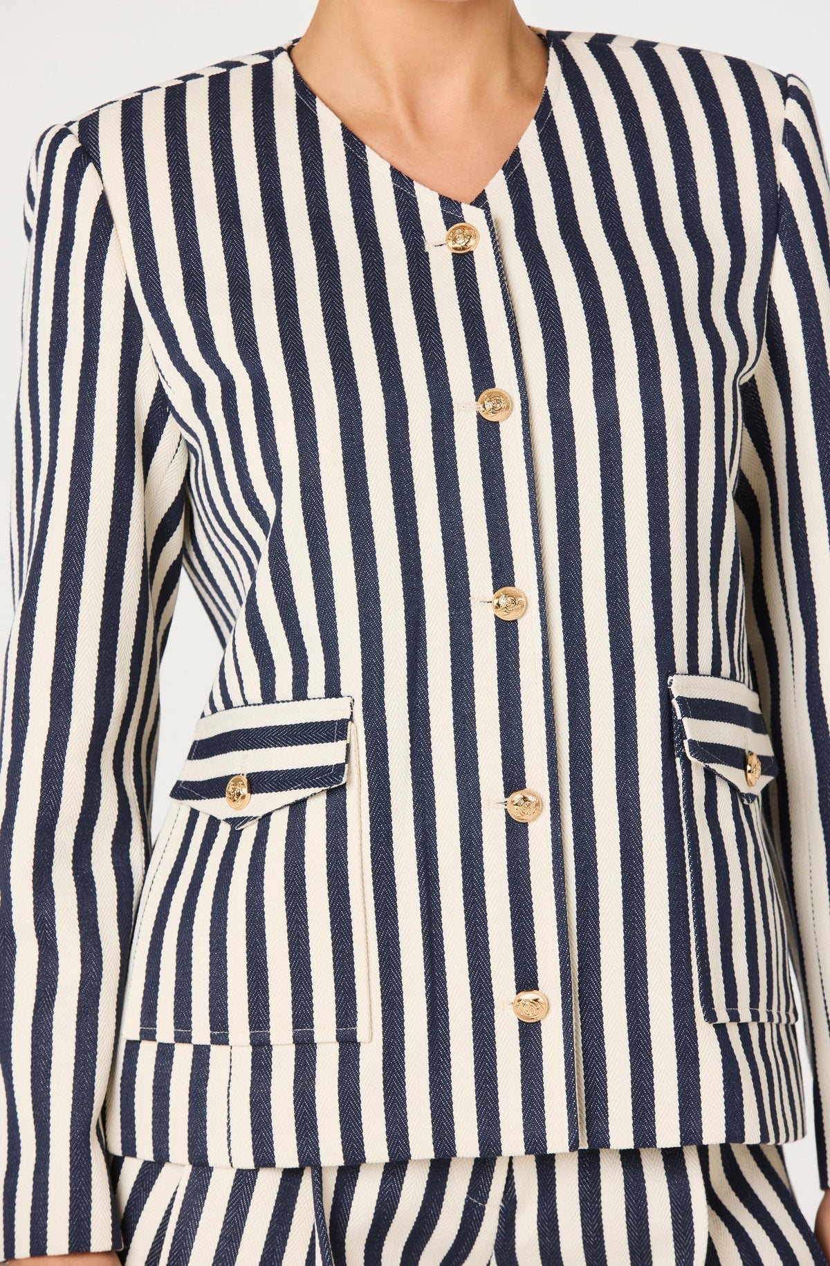 ASTR Danae Striped Blazer