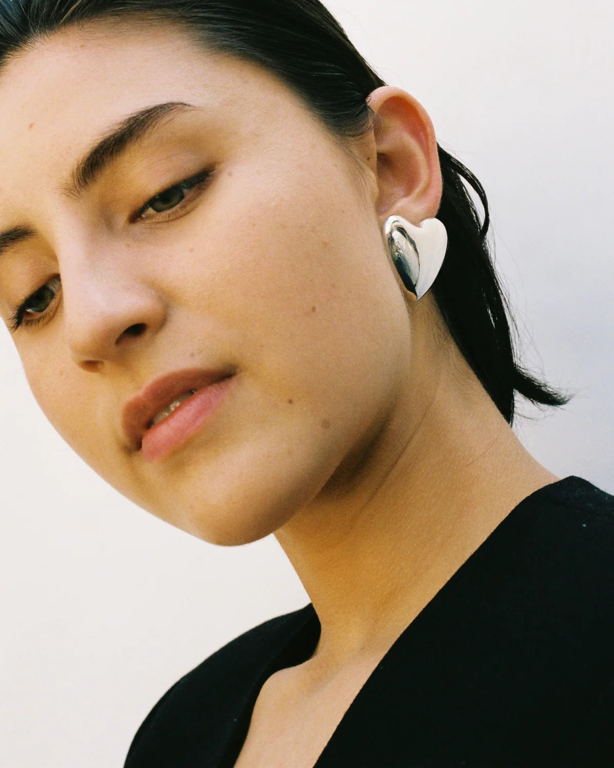 Annika Inez Voluptuous Heart Earrings